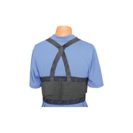 Standard Back Support Belt, Adjustable Suspenders, X-Large, 42-52 Waist Size